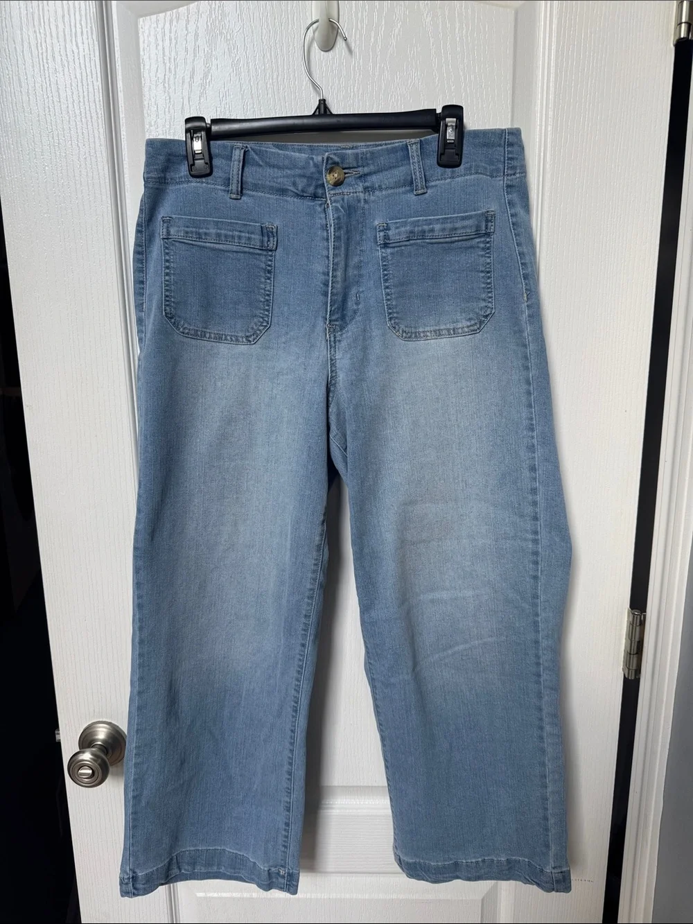 d. jeans Light Wash Ankle Length Wide Leg Women's Jeans - Picture 1 of 5